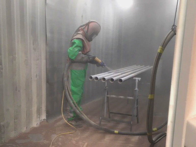 Shot blasting
