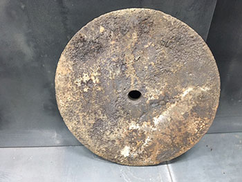 Plaque before